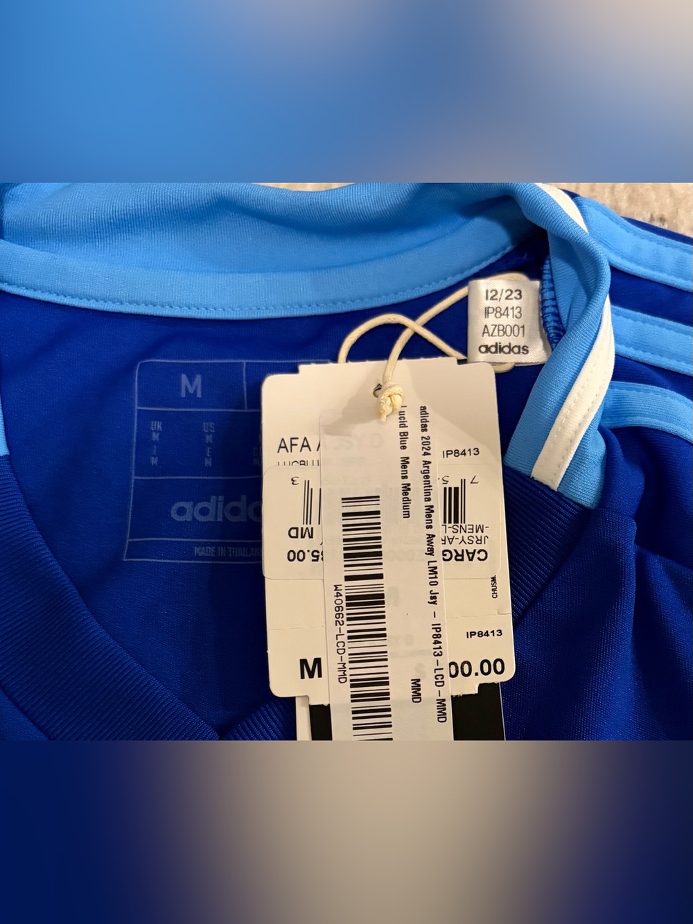 Adidas Authentic Argentina 2024 National Team IP8413 Messi #10 Jersey Men’s Sz M - Picture 5 of 11